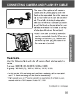 Preview for 55 page of Konica Minolta MAXXUM FLASH 5600HS (D) Instruction Manual