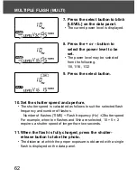 Preview for 62 page of Konica Minolta MAXXUM FLASH 5600HS (D) Instruction Manual