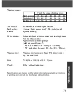 Preview for 77 page of Konica Minolta MAXXUM FLASH 5600HS (D) Instruction Manual