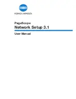 Konica Minolta Network Setup Network Setup Manual preview