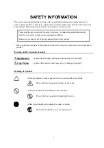 Preview for 3 page of Konica Minolta PS5000C MKII Operator'S Manual