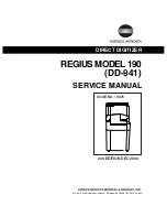 Предварительный просмотр 1 страницы Konica Minolta REGIUS 190 Service Manual