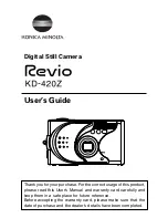 Konica Minolta REVIO KD-420Z User Manual предпросмотр