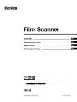 Konica Minolta RX-II Operating Instructions Manual preview