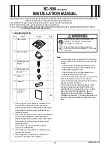 Preview for 1 page of Konica Minolta SC-508 Installation Manual