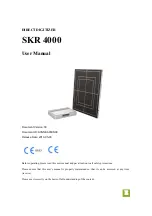 Konica Minolta SKR 4000 User Manual preview