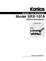 Konica Minolta SRX-101A Operation Manual preview