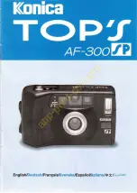 Preview for 1 page of Konica Minolta Top's AF-300 SP User Manual