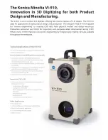 Предварительный просмотр 2 страницы Konica Minolta Vivid VI-910 Brochure