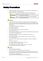 Preview for 6 page of KONICS krn100 User Manual