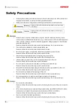 Preview for 6 page of KONICS KRN1000 SERIES User Manual