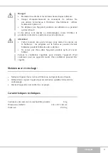 Preview for 27 page of Konifera BD 676714 Assembly And Operating Instructions Manual