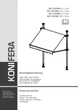 Konifera BW73000SKD 2 x 1,2 m Assembly Instructions Manual предпросмотр