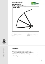 Preview for 1 page of Konifera BW92001 Installation And Operating Instructions Manual