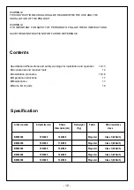 Предварительный просмотр 12 страницы Konifera BW92300 Installation Instruction