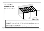 Preview for 2 page of Konifera SNAC-BW8 Assembly Instructions Manual