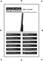 König ANT 188-KN Manual preview