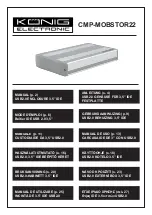 König CMP-MOBSTOR22 Manual preview