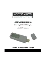 König CMP-WIFIFIND10 Quick Installation Manual preview