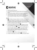 Preview for 7 page of König CSBTHS100BL Manual