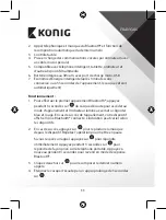 Preview for 11 page of König CSBTHS100BL Manual