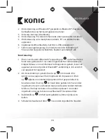 Preview for 15 page of König CSBTHS100BL Manual