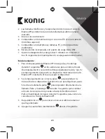 Preview for 23 page of König CSBTHS100BL Manual