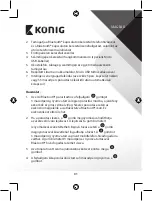 Preview for 31 page of König CSBTHS100BL Manual