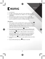 Preview for 47 page of König CSBTHS100BL Manual