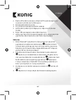 Preview for 67 page of König CSBTHS100BL Manual