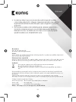 Preview for 11 page of König CSBTSP100 Manual