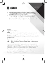 Preview for 27 page of König CSBTSP100 Manual