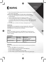 Preview for 30 page of König CSBTTRNSM100 Manual