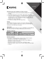 Preview for 60 page of König CSBTTRNSM100 Manual