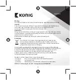 Preview for 5 page of König CSPSP100BL Manual