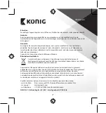 Preview for 7 page of König CSPSP100BL Manual