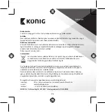 Preview for 15 page of König CSPSP100BL Manual