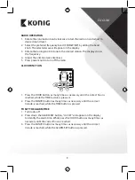 Preview for 3 page of König HAV-PR23 Manual