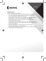 Preview for 6 page of König HAV-PR31 Manual