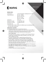 Preview for 24 page of König HAV-PR31 Manual