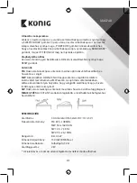 Preview for 41 page of König HAV-PR31 Manual