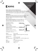 Preview for 2 page of König HC-EARTHERM60N Manual