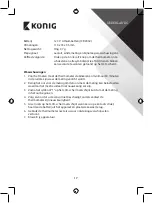 Preview for 17 page of König HC-EARTHERM60N Manual