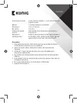 Preview for 22 page of König HC-EARTHERM60N Manual