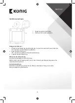 Preview for 9 page of König HC-PS310N Manual