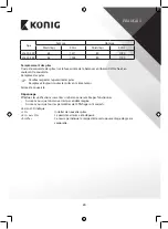 Preview for 20 page of König HC-PS310N Manual