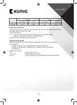 Preview for 47 page of König HC-PS310N Manual