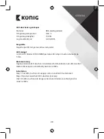 Preview for 20 page of König HC-SH11N Manual