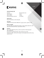 Preview for 22 page of König HC-SH11N Manual