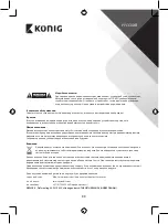 Preview for 33 page of König HC-SH11N Manual